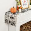 Artoid Mode Tractor Milk Farm Table Runner, Cow House Fall Kitchen Dining Table Decoration for Outdoor Home Party 13×72 Inch(Beige)
