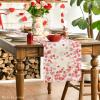 Artoid Mode Pink Love Valentine’s Table Runner, Anniversary Wedding Kitchen Dining Table Decoration for Home Party Decor 13×72 Inch(Pink)