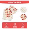 Artoid Mode Red Pink Heart Branch Table Runner, Seasonal Leaf Kitchen Dining Table Decoration for Home Party Decor 13×72 Inch(Red)