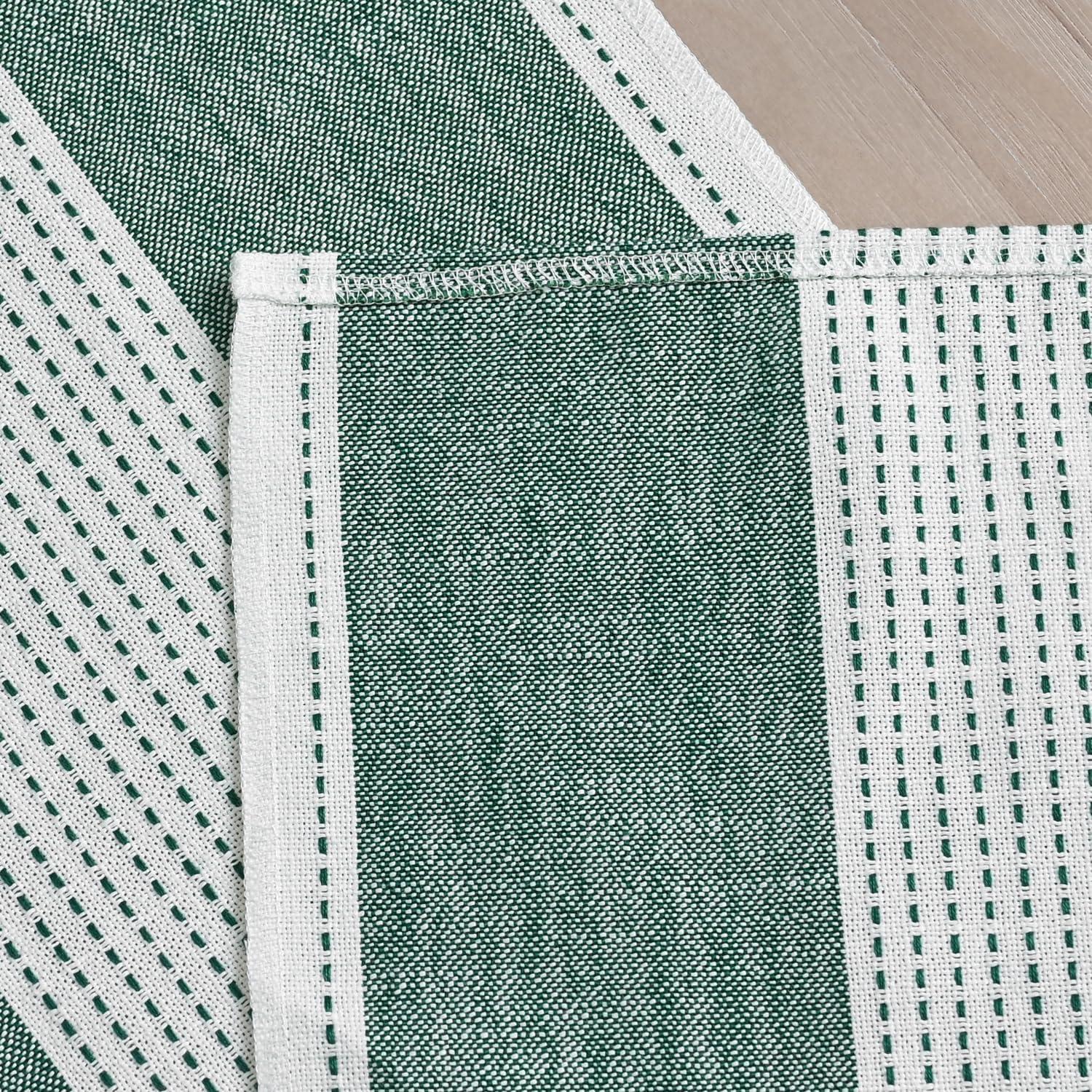 image:imageArtoid Mode Light Yellow Farmhouse Rustic Table Runner Seasonal Macrame Fabric Kitchen Dining Holiday Wedding Table Decor for Home Party 13x72 InchForest Green