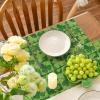 Artoid Mode Buffalo Plaid Shamrock St. Patrick’s Day Placemats Set of 4, 12×18 Inch Seasonal Spring Table Mats for Party Kitchen Dining Decoration