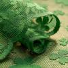Artoid Mode Lucky Shamrocks Lace St. Patrick’s Day Placemats Set of 2, 12×18 Inch Spring Table Mats for Party Kitchen Dining Decoration(Green)
