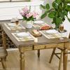 Artoid Mode Red Farmhouse Woven Rustic Placemats Set of 4,12×18 Inch Seasonal Holiday Hollow Table Mats Party Kitchen Dining Decoration(Burlap Brown)