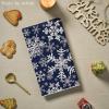 Artoid Mode Aqua Snowflake Hello Winter Kitchen Towels Dish Towels, 18×26 Inch Farmhouse Holiday Decoration Cleaning Set of 2(Blue)