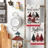 Artoid Mode Gnome Truck Merry Christmas Kitchen Towels Dish Towels, 18×26 Inch Holiday Believe Xmas Tree Winter Decoration Hand Towels Set of 4