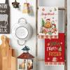 Artoid Mode Pink Gingerbread Sweet Candy Cane Christmas Kitchen Towels Dish Towels, 18×26 Inch Farmhouse Holiday Winter Decoration Cleaning Set of 4(Red)