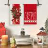 Artoid Mode Red Robin Poinsettia Bell Christmas Kitchen Towels Dish Towels, 18×26 Inch Farmhouse Holiday Winter Decoration Cleaning Set of 4