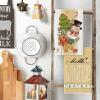 Artoid Mode Red Snowman Gingerbread Sweet Christmas Kitchen Towels Dish Towels, 18×26 Inch Farmhouse Holiday Winter Decoration Cleaning Set of 4(Brown)