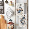 Artoid Mode Snowman Star Snowflake Winter Kitchen Towels Dish Towels, 18×26 Inch Farmhouse Holiday Decoration Cleaning Set of 2