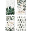 Artoid Mode Green Xmas Tree Ornament Christmas Kitchen Towels Dish Towels, 18×26 Inch Farmhouse Holiday Snowflake Winter Decoration Cleaning Set of 4(Green)