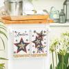 Artoid Mode Beige Lace Star America 4th of July Kitchen Towels Dish Towels, 18×26 Inch Independence Day Decoration Cleaning Set of 2(Beige)