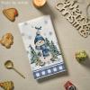 Artoid Mode Blue Snowman Snowflake Bird Hello Winter Kitchen Towels Dish Towels, 18×26 Inch Farmhouse Holiday Decoration Cleaning Set of 2