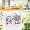 Artoid Mode Bowknot Balloon Star Tree 4th of July Kitchen Towels Dish Towels, 18×26 Inch Independence Day Decoration Cleaning Set of 2