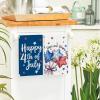 Artoid Mode Bowknot Balloon Star Tree Happy 4th of July Kitchen Towels Dish Towels, 18×26 Inch Independence Day Decoration Cleaning Set of 4