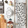 Artoid Mode Brown Pinecone Pine Branch Winter Kitchen Towels Dish Towels, 18×26 Inch Farmhouse Holiday Decoration Cleaning Set of 2