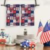 Artoid Mode Checkered Stripes Star Hat Freedom 4th of July Kitchen Towels Dish Towels, 18×26 Inch Independence Day Decoration Cleaning Set of 2