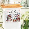 Artoid Mode Flower Star Vase Freedom 4th of July Kitchen Towels Dish Towels, 18×26 Inch Independence Day Decoration Cleaning Set of 4
