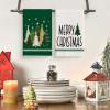 Artoid Mode Green Sleigh Star Xmas Tree Merry Christmas Kitchen Towels Dish Towels, 18×26 Inch Farmhouse Holiday Winter Decoration Cleaning Set of 4(Green)