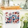Artoid Mode Leaves Star Fireworks 4th of July Kitchen Towels Dish Towels, 18×26 Inch Independence Day Decoration Cleaning Set of 2