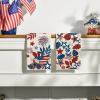 Artoid Mode Leaves Star Fireworks 4th of July Kitchen Towels Dish Towels, 18×26 Inch Independence Day Decoration Cleaning Set of 2