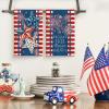 Artoid Mode Stripes Star Fireworks 4th of July Kitchen Towels Dish Towels, 18×26 Inch Independence Day Decoration Cleaning Set of 2