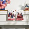 Artoid Mode Stripes Star Tree Truck 4th of July Kitchen Towels Dish Towels, 18×26 Inch Independence Day Decoration Cleaning Set of 2