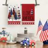 Artoid Mode Stripes Star Tree Truck Happy 4th of July Kitchen Towels Dish Towels, 18×26 Inch Independence Day Decoration Cleaning Set of 4