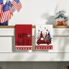 Artoid Mode Stripes Star Tree Truck Happy 4th of July Kitchen Towels Dish Towels, 18×26 Inch Independence Day Decoration Cleaning Set of 4