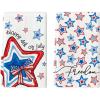 Artoid Mode Bowknot Star Freedom Happy 4th of July Kitchen Towels Dish Towels, 18×26 Inch Independence Day Decoration Cleaning Set of 2