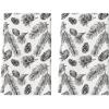 Artoid Mode Brown Pinecone Pine Branch Winter Kitchen Towels Dish Towels, 18×26 Inch Farmhouse Holiday Decoration Cleaning Set of 2