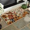 Artoid Mode Scarecrow Sunflower Happy Fall Doormat, Autumn Home Decor Low-Profile Door Mat Switch Rug Floor Mat for Indoor Outdoor 17×29 Inch