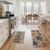 Artoid Mode Home Sweet Home Stars Beads 4TH of July Patriotic Kitchen Mats Set of 2, Memorial Day Home Decor Kitchen Rugs for Floor – 17×29 and 17×47 Inch