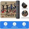 Artoid Mode Home Sweet Home Stars Beads 4TH of July Patriotic Kitchen Mats Set of 2, Memorial Day Home Decor Kitchen Rugs for Floor – 17×29 and 17×47 Inch