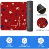 Artoid Mode Red Stars 4th of July Kitchen Mats Set of 2, Home Decor Patriotic Liberty Low-Profile Kitchen Rugs for Floor – 17×29 and 17×47 Inch