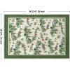 Artoid Mode Green Pine Tree House Christmas Door Mat, Winter Home Decor Low-Profile Non-Slip Washable Throw Rug for Kitchen Entryway Front Door Bedroom Bathroom 2×3 Feet(Green)