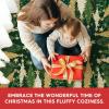 Artoid Mode Red Xmas Tree Snowflake Christmas Area Rug, Winter Home Decor Low-Profile Non-Slip Washable Large Rug for Living Room Bedroom Farmhouse Dining Room Kids Playroom 5×7 Feet(Green)
