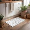 Artoid Mode White Snow Children Winter Area Rug, Christmas Home Decor Low-Profile Non-Slip Washable Large Rug for Living Room Bedroom Farmhouse Dining Room Kids Playroom 5×7 Feet(White)