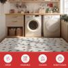 Artoid Mode White Snow Children Winter Area Rug, Christmas Home Decor Low-Profile Non-Slip Washable Large Rug for Living Room Bedroom Farmhouse Dining Room Kids Playroom 5×7 Feet(White)
