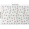 Artoid Mode White Snow Children Winter Area Rug, Christmas Home Decor Low-Profile Non-Slip Washable Large Rug for Living Room Bedroom Farmhouse Dining Room Kids Playroom 5×7 Feet(White)
