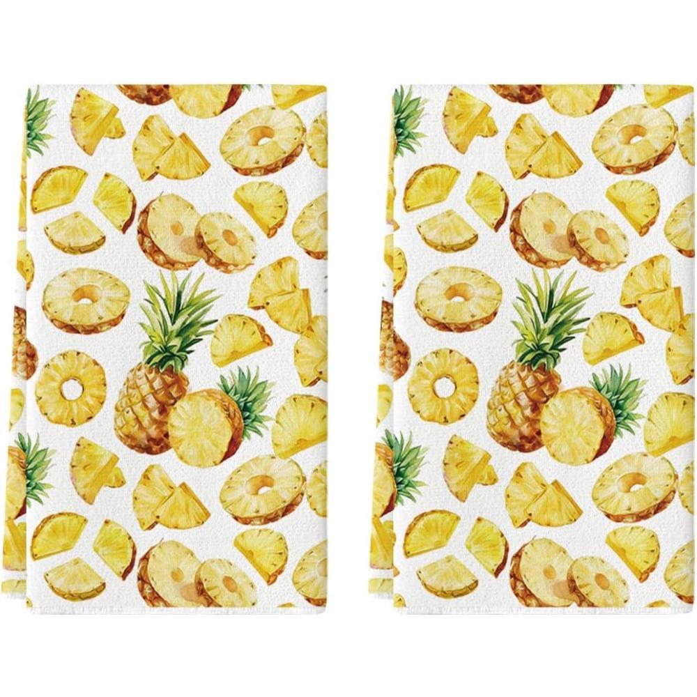image:imageArtoid Mode Kiwi Fruits Summer Kitchen Towels Dish Towels 18x26 Inch Farmhouse Decoration Cleaning Set of 2BeigeYellow