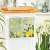 Artoid Mode Blue Lemons Leaves Flowers Summer Kitchen Towels Dish Towels, 18×26 Inch Farmhouse Spring Decoration Cleaning Set of 4(Green)