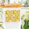 Artoid Mode Checkered Sunflowers Lemons Flowers Summer Kitchen Towels Dish Towels, 18×26 Inch Farmhouse Decoration Cleaning Set of 2