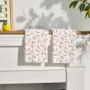 Artoid Mode Kiwi Fruits Summer Kitchen Towels Dish Towels, 18×26 Inch Farmhouse Decoration Cleaning Set of 2(Beige)