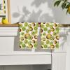 Artoid Mode Kiwi Fruits Summer Kitchen Towels Dish Towels, 18×26 Inch Farmhouse Decoration Cleaning Set of 2(Beige/Green)