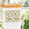 Artoid Mode Kiwi Fruits Summer Kitchen Towels Dish Towels, 18×26 Inch Farmhouse Decoration Cleaning Set of 2(Beige/Orange)