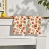 Artoid Mode Kiwi Fruits Summer Kitchen Towels Dish Towels, 18×26 Inch Farmhouse Decoration Cleaning Set of 2(Beige/Pink)