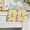 Artoid Mode Kiwi Fruits Summer Kitchen Towels Dish Towels, 18×26 Inch Farmhouse Decoration Cleaning Set of 2(Beige/Yellow)