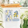 Artoid Mode Lemon Leaves Summer Kitchen Towels Dish Towels, 18×26 Inch Farmhouse Decoration Cleaning Set of 2