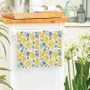 Artoid Mode Lemons Flower Leaves Summer Kitchen Towels Dish Towels, 18×26 Inch Farmhouse Decoration Cleaning Set of 2