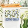 Artoid Mode Lemons Leaves Stripes Summer Kitchen Towels Dish Towels, 18×26 Inch Farmhouse Decoration Cleaning Set of 2